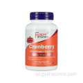 Cranberry saudável concentrado urinário e cápsulas de vitamina C